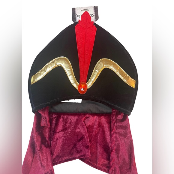 Disney Villains Aladdin Jafar Villain Costume Hat for Adults & Teens New W Tags - Picture 2 of 12
